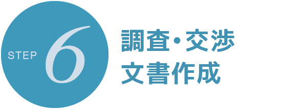 すみれ法律事務所 | 女性弁護士・離婚事件・予防法務・民事 | 大阪市北区西天満 | STEP6 文書作成 法律調査